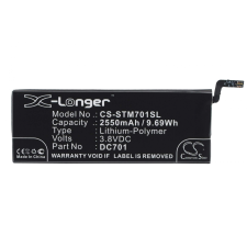 DC701 Akkumulátor 2550 mAh mobiltelefon akkumulátor