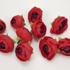 DC Begónia fej 4cm piros dekorációs kellék