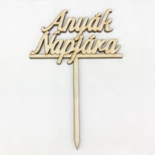 DC Beszúrós fa felirat "Anyák Napjára" 8,5cm x 13cm dekorációs kellék