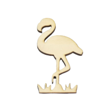 DC Fa figura - Flamingó 8cm dekorációs kellék