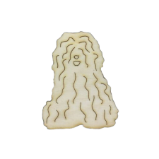 DC Fa figura - Puli kutya 6,5cm dekorációs kellék