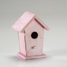 DC Fa madáretető pink 6cm x 6,7cm x 10cm dekoráció