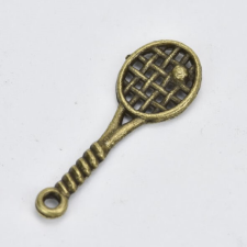 DC Fém medál - Teniszütő 0,9cm x 2,8cm medál