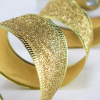 DC Glitteres szalag drót szegéllyel 4cm arany