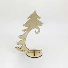 DC Karácsonyi gömb tartó - íves fenyő 13,5cm x 21cm karácsonyi dekoráció