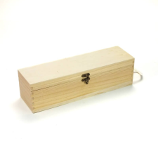 DC Natúr fa fekvő bortartó 10cm x 10cm x 35cm dekorálható tárgy