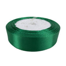 DC Szatén szalag 2cm széles sötétzöld dekorációs kellék