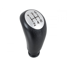 DCR Alfa Romeo 156 96-04 FEKETE sebességváltó gomb + EZÜST 5 SEBESSÉGES autóalkatrész