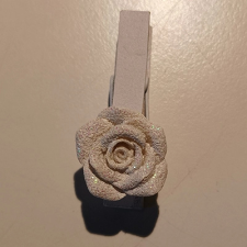 DD Mini csipesz romantika rózsa nagy 4,5cm dekorációs kellék