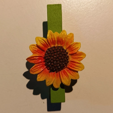 DD Mini csipeszek tavasz napraforgó 4,5cm dekorációs kellék