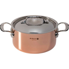 De Buyer Prima Matera, 20cm, 3.3l, Fedeles, Indukciós, Acél, Réz edény edény