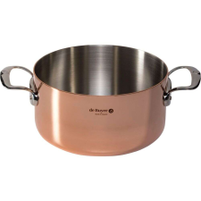  De Buyer Prima Matera, 24cm, 5.4l, Fedeles, Indukciós, Acél, Réz edény edény