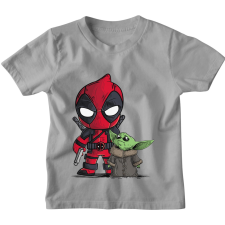 Deadpool és Baby Yoda - Gyerek Póló gyerek póló