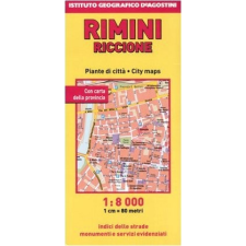 Deagostini Rimini térkép DeAg 1:8 000 térkép