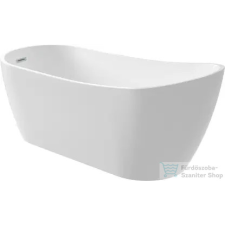Deante ARNIKA 150 cm-es szabadonálló akril kád, aszimmetrikus KDA_015W kád, zuhanykabin