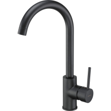 Deante BENG62M Nemezja Álló mosogató csaptelep U alakú kifolyóval fekete (BEN G62M) csaptelep