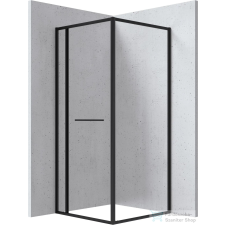 Deante BLUR zuhanykabin 80x80 cm-es, fekete KQB_N088P kád, zuhanykabin