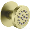 Deante CASCADA zuhanyfúvóka, kerek, szálcsiszolt arany NAC_R77K