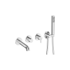 Deante Concealed bath mixer with shower set