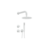 Deante Concealed shower set with overhead shower