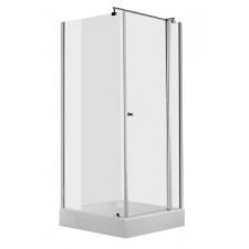 Deante Cubic szimmetrikus zuhanyzó, egy nyíló ajtóval 90x90 cm kád, zuhanykabin