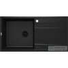 Deante ERIDAN gránit mosogató, 1 medencés, csepegtetővel, 1000x520 mm, fekete ZQE_N713