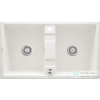 Deante ERIDAN gránit mosogató, 2 medencés, alabástrom ZQE_A203