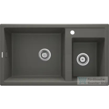 Deante ERIDAN gránit mosogató, 2 medencés, antracit metál ZQE_T20B mosogatótálca