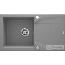 Deante EVORA gránit mosogató, 1 medencés, csepegtetővel, 780x440 mm, metálszürke ZQJ_S113 mosogatótálca