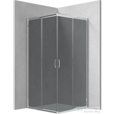 Deante FUNKIA zuhanykabin 90x90 cm-es, króm, grafit üveggel KYC_441K kád, zuhanykabin