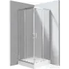 Deante FUNKIA zuhanykabin zuhanytálcával 80x80 cm-es, króm profil KYCZ0088P