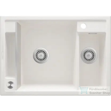 Deante MAGNETIC gránit mosogató, 1,5 medencés 690x500 mm, alabástrom ZRM_A503 mosogatótálca