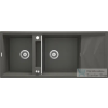 Deante MAGNETIC gránit mosogató, 2 medencés, csepegtetővel 1160x500 mm, antracit metál ZRM_T213