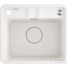 Deante MOMI gránit mosogató, 1 medencés, alabástrom ZKM_A103 mosogatótálca