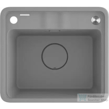 Deante MOMI gránit mosogató, 1 medencés, metálszürke ZKM_S103 mosogatótálca
