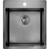 Deante OLFATO acél mosogató, 1 medencés, titanium ZPO_D10A