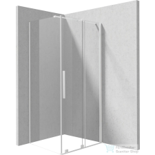 Deante PRIZMA zuhanykabin 120x90 cm-es, fehér KPNAP12S09 kád, zuhanykabin