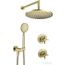 Deante TEMISTO falsík alatti zuhanyszett, csapteleppel, esőztetővel, sárgaréz NAC_M9QT csaptelep