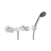 Deante Wall-mounted shower faucet with shower set