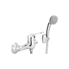 Deante Wall-mounted shower faucet with shower set