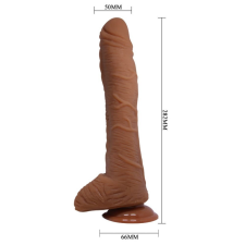 Debra Beautiful Alex 11" Dildo Brown műpénisz, dildó