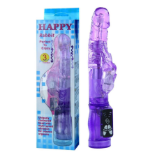 Debra Happy Rabbit Rotation &amp;amp; Wave Vibrator Purple vibrátorok