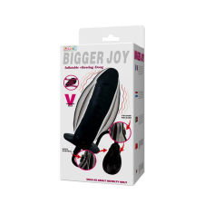 Debra LyBaile Bigger Joy - távirányítós, letapasztható, élethű vibrátor - 16 cm (fekete) vibrátorok