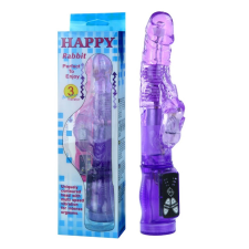 Debra Lybaile Happy Rabbit rotation & wave Vibrator Purple vibrátorok