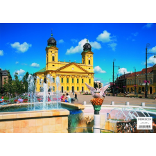 Debrecen tányéralátét könyöklő + hátoldalon Debrecen várostérképe térkép