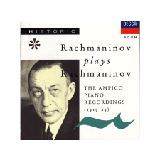 Decca Sergei Rachmaninoff - Rachmaninov Plays Rachmaninov: The Ampico Piano Recordings (1919-29) (Cd) klasszikus