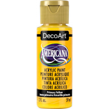 DecoArt Akrilfesték matt 59ml - Primary Yellow - DecoArt Americana® Acrylics (1 db) akrilfesték