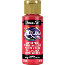DecoArt Akrilfesték matt 59ml - Red Alert - DecoArt Americana® Acrylics (1 db) akrilfesték