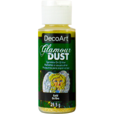 DecoArt Csillámpor 59 ml, Gold / DecoArt Glamour Dust (1 db) akrilfesték