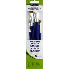 DecoArt Designer's Brush Basecoat Set Ecset készlet (4 db) ecset
